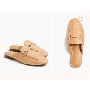 J.Crew Women Woven Slip On Mules Slides Shoes Sandals Sz 10 CG120